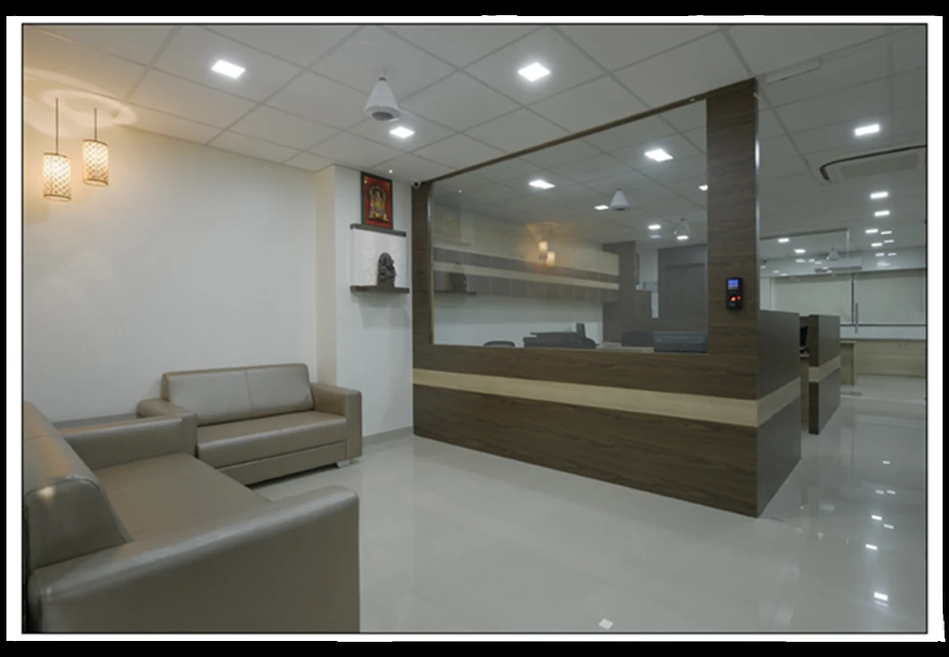 Simplinity Solutions office reception in Pimpri, Pune
